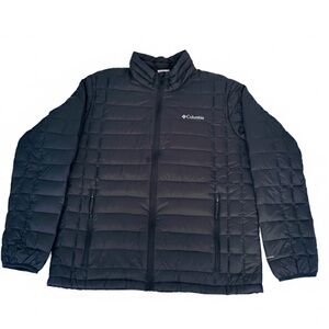 Columbia Turbodown Mens Jacket, Size L, Dark Gray